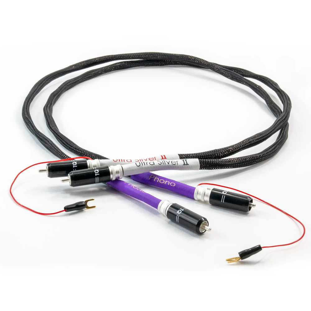 TelluriumQ_UltraSilverII_RCA_Phono Tellurium Q Phono Ultra Silver II RCA