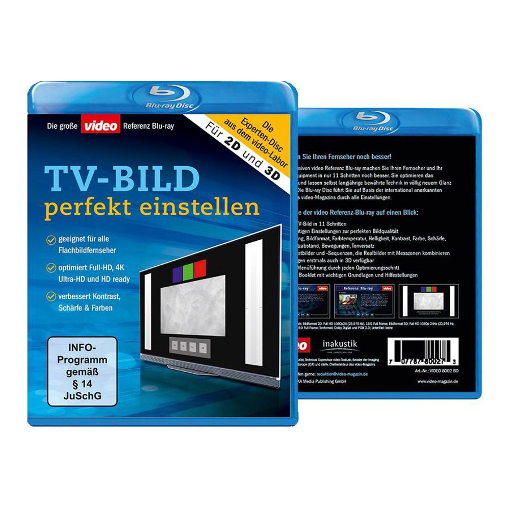Inakustik & Video - TV-BILD perfekt einstellen BluRay