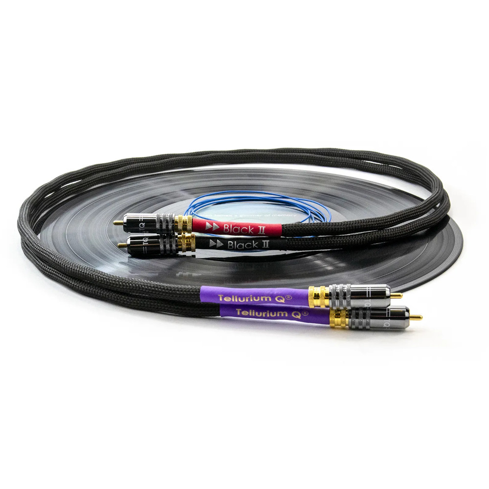 TelluriumQ_BlackII_RCA_Phono Tellurium Q Phono Black II RCA