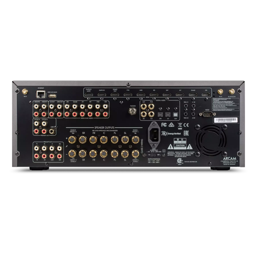 ArcamAVR31-Back Detailansicht