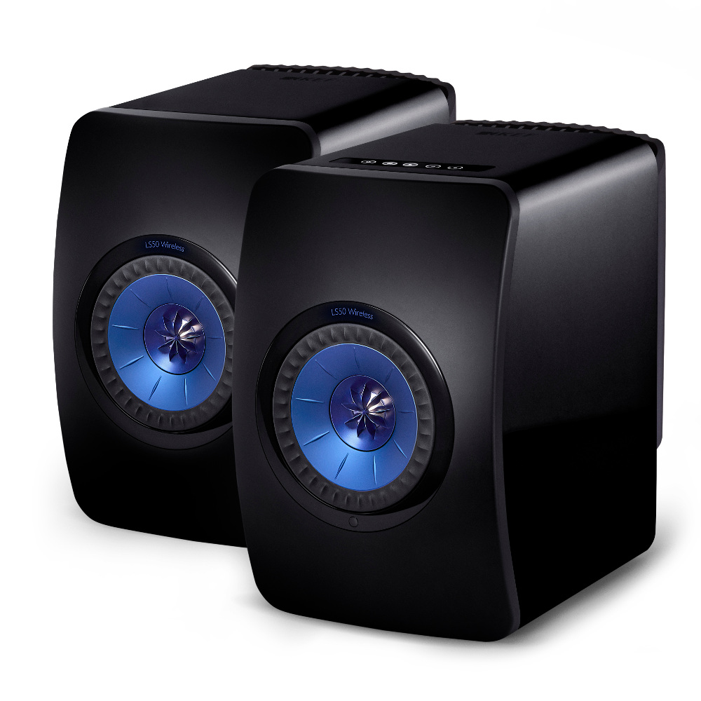 KEF LS50 Wireless Aktivlautsprecher Gloss Black