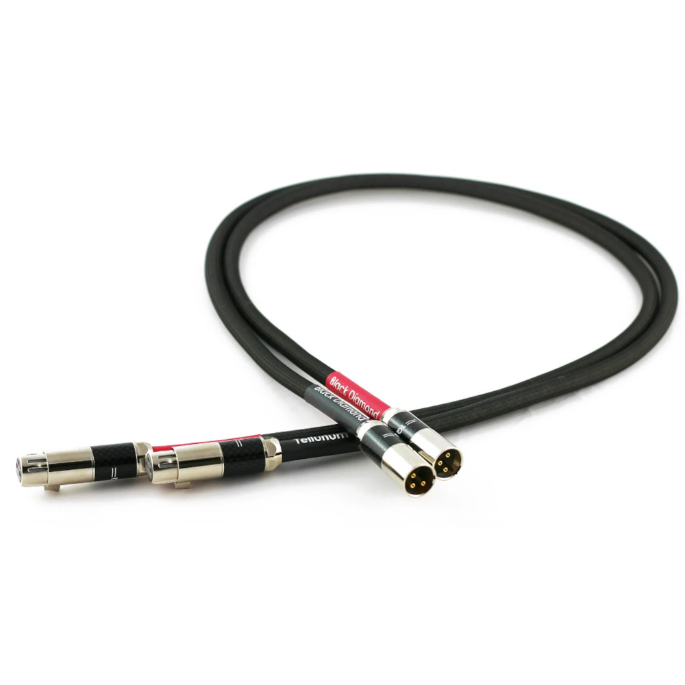 TelluriumQ_BlackDiamond_XLR Tellurium Q XLR Black Diamond II