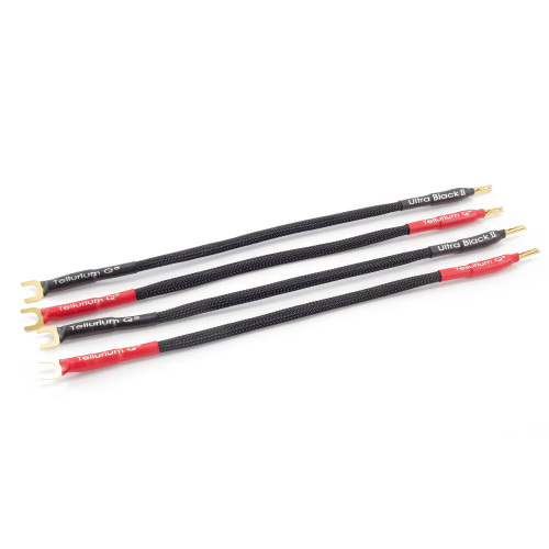 Tellurium Q Ultra Black II Jumper - Stereo Set