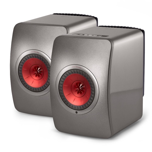 KEF LS50 Wireless Aktivlautsprecher Titanium Grey